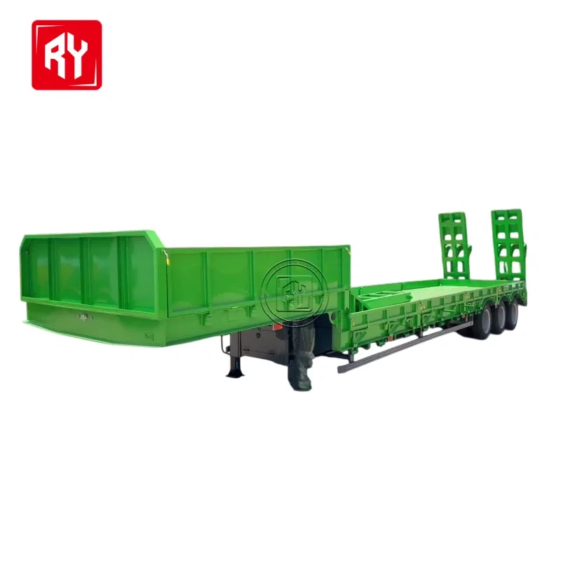 RUIYUAN 4 Axle Low Bed Trailer